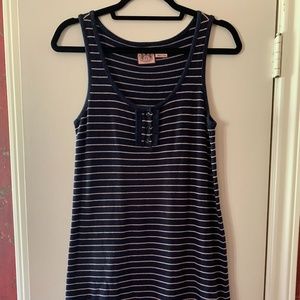 Juicy Couture Blue & White Stripe Dress